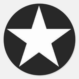 White Jammer Star Sticker