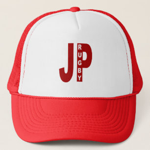 White JAPAN RUGBY Trucker cap