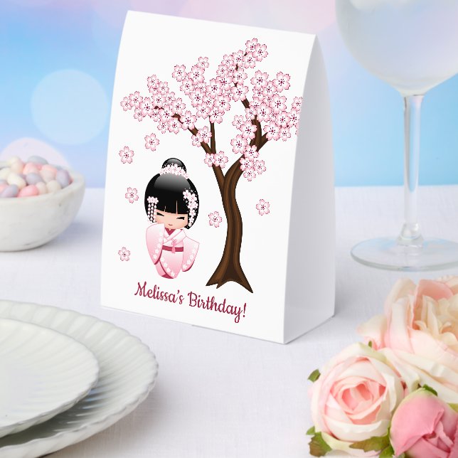 White Kimono Kokeshi Doll Cute Geisha Girl (Insitu(Wedding))