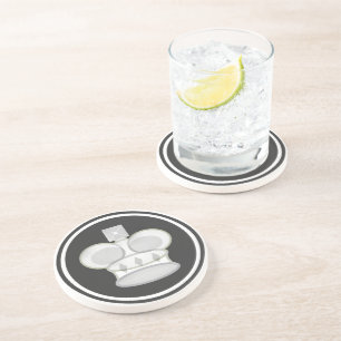 White King Chess Piece Coaster