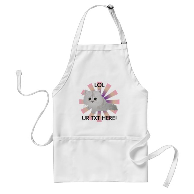 White Kitten Apron (Front)