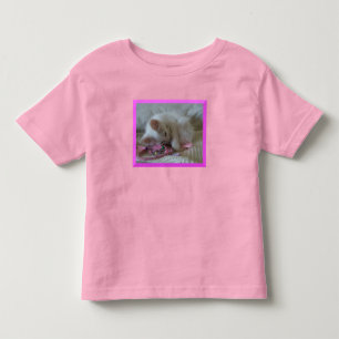 White Kitten Toddler T-Shirt