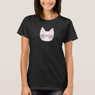 White Kitty Cat T-Shirt