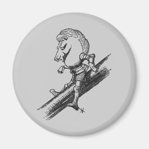White Knight Magnet