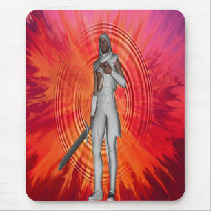 White Knight Mouse Mat
