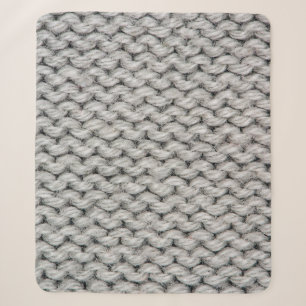 White knitted wool texture, close-up photo. sherpa blanket