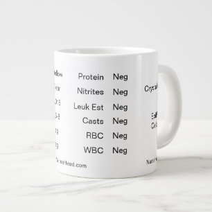 White Lab Cup "Urinalysis"