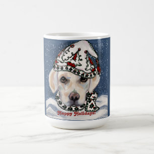 WHITE LABRADOR RETRIEVER COFFEE MUG