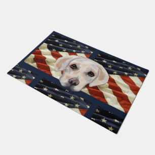 White Labrador Retriever Doormat
