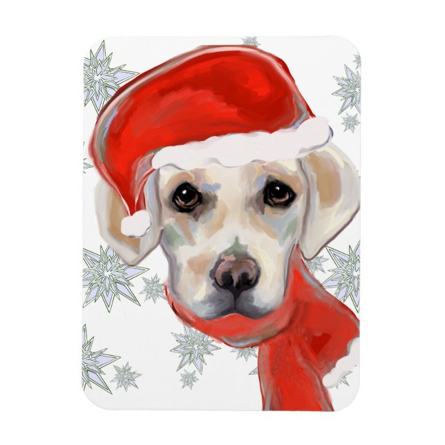 White Labrador Retriever Magnet (Vertical)