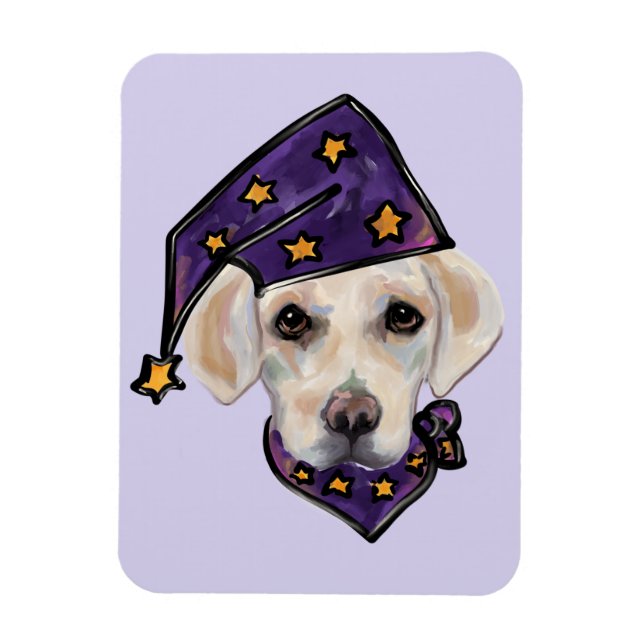 White Labrador Retriever Magnet (Vertical)