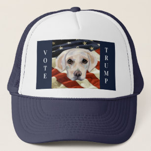 White Labrador Retriever Trucker Hat