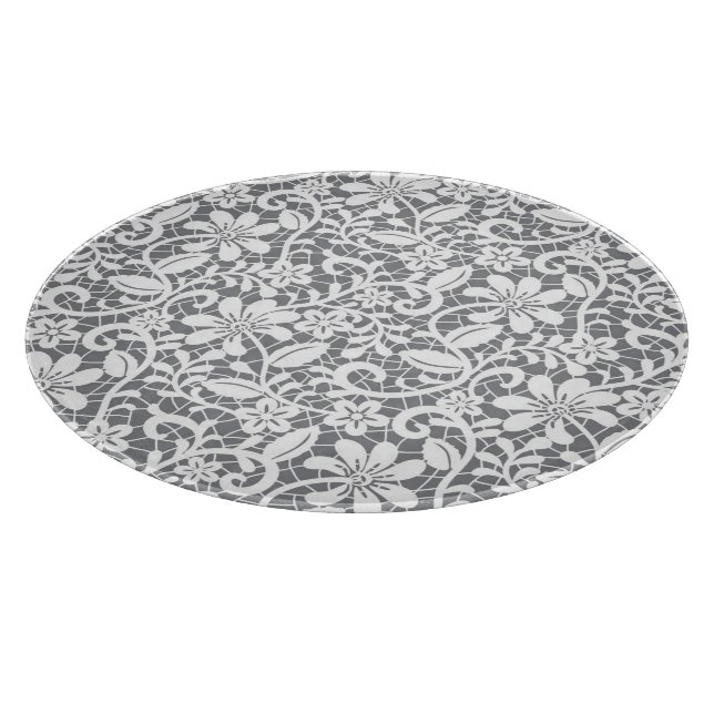 White Lace 1 Cutting Board (Corner)