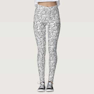 White Lace 1 Leggings