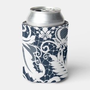 White lace 2 can cooler