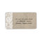 White Lace and Burlap Address Labels