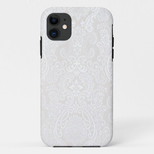 White Lace Case-Mate iPhone Case (Back)