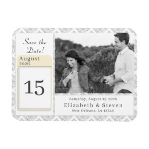 White Lace Catholic Save the Flexible Photo Magnet