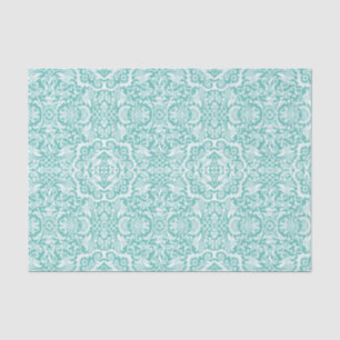 White Lace Damask Brocade Gift or Decoupage Tissue Paper