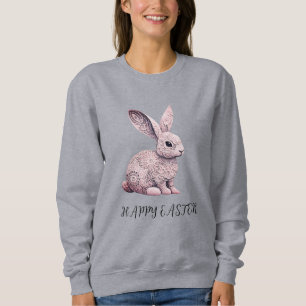 White lace easter sweatshirt