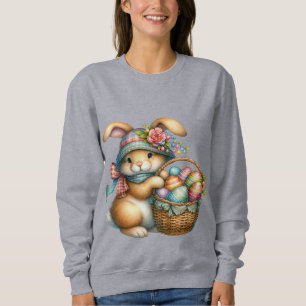White lace easter sweatshirt