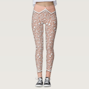 White Lace Leggings