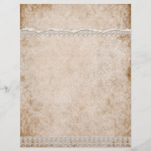 White Lace Letterhead
