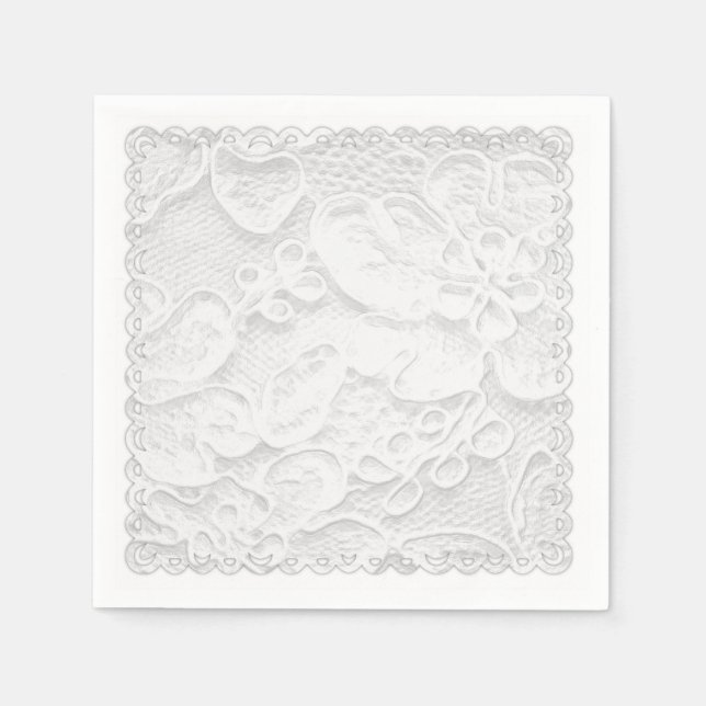 White Lace Napkin (Front)
