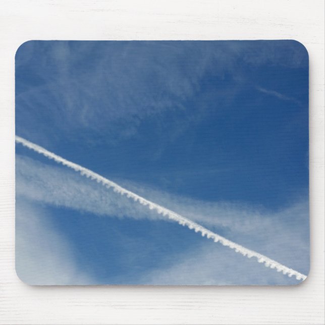 white lace on the sky mouse mat (Front)