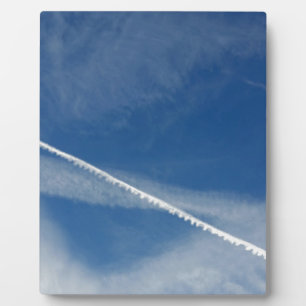 white lace on the sky plaque