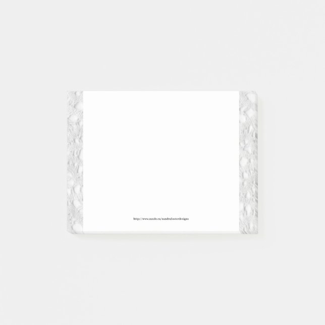 White Lace Post-it® Notes (Front)