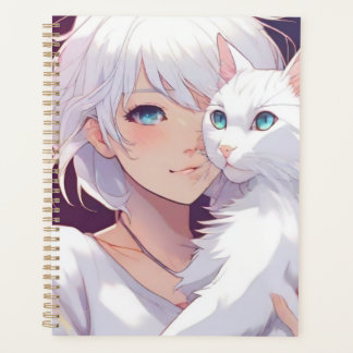 White Lady Cat Planner