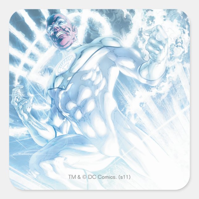 White Lantern Corps - Colour Square Sticker (Front)