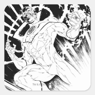 White Lantern Corps Square Sticker