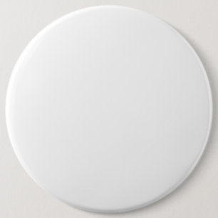 White Large 6" Circle Button – Customizable Badge