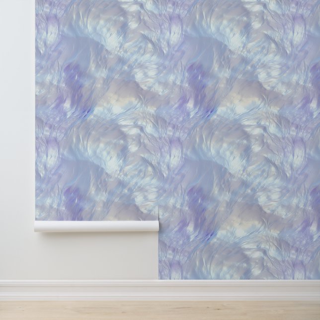White Lavender Purple Abstract Wallpaper (Application)