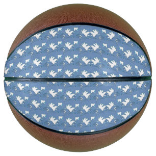 White Leaf Unique Basketball
