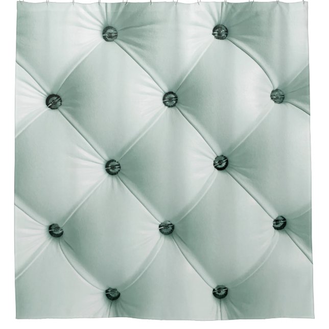 White Leather Texture in Luxury Interiorabstract,b Shower Curtain (Front)