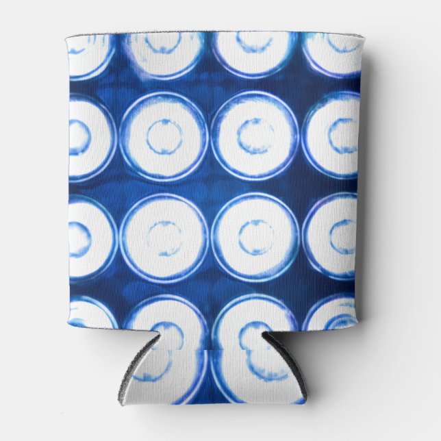 White LED Lights Background. Can Cooler (Front)