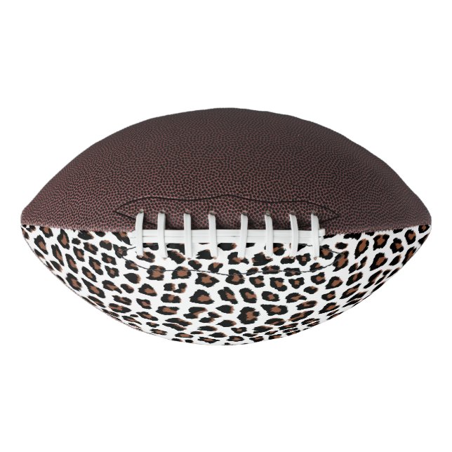 White Leopard Print  American Football (Front)
