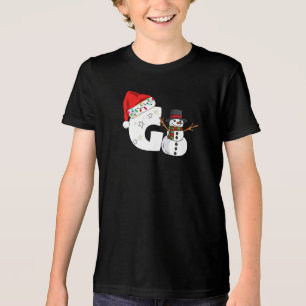 White letter g christmas gift  Tri-Blend shirt