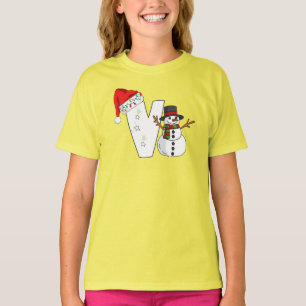 White letter v christmas gift  T-Shirt