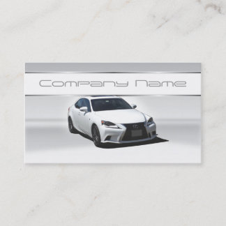 White Lexus Business Cards