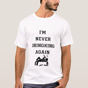 White lies drinking T-Shirt
