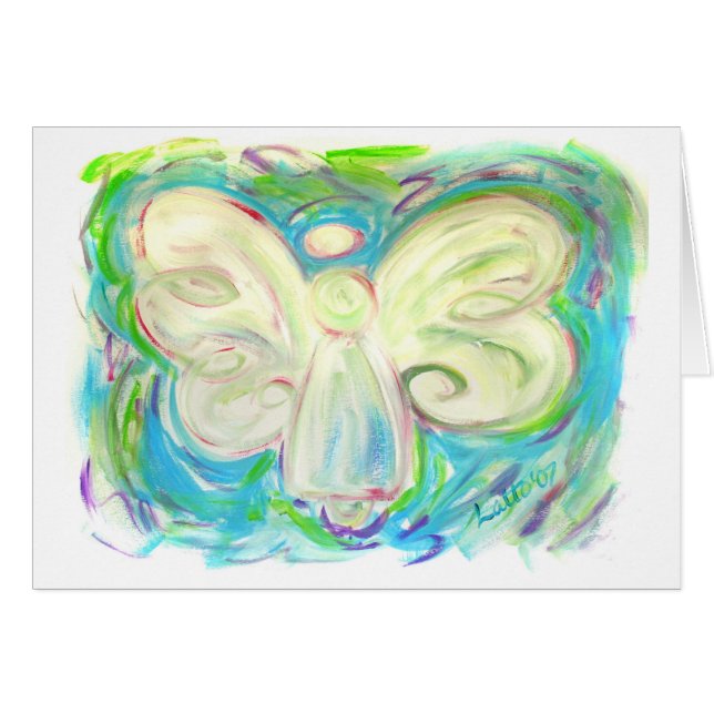 White Light Angel Card (Front Horizontal)