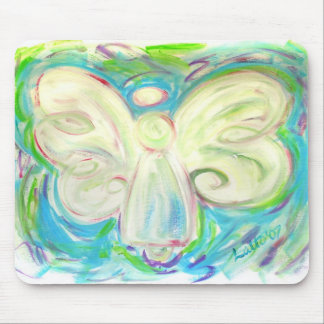 White Light Angel Mousepad