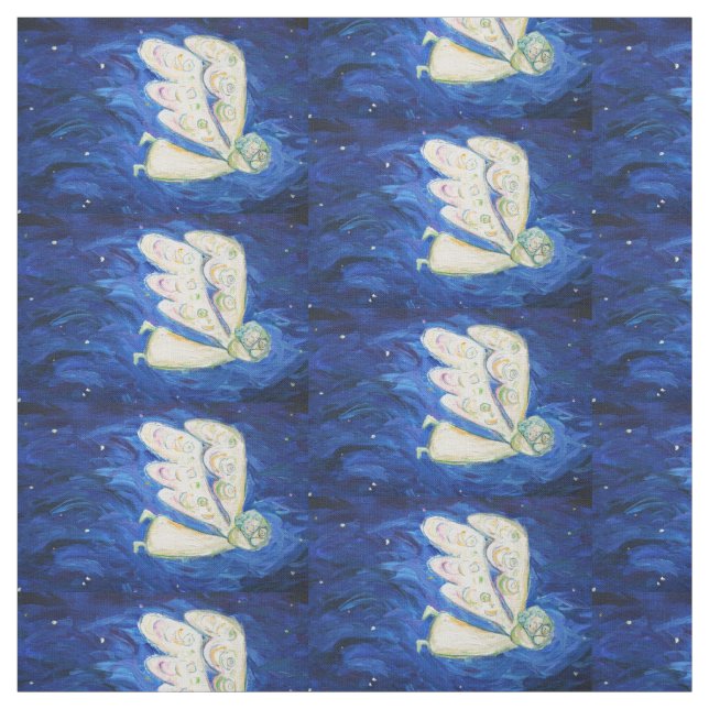 White Light Guardian Angel Art Material Fabric (Swatch)