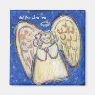 White Light Guardian Angel Personalised Magnets