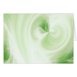 White Light Swirls - Lime Green