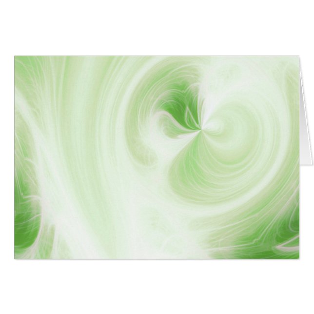 White Light Swirls - Lime Green (Front Horizontal)